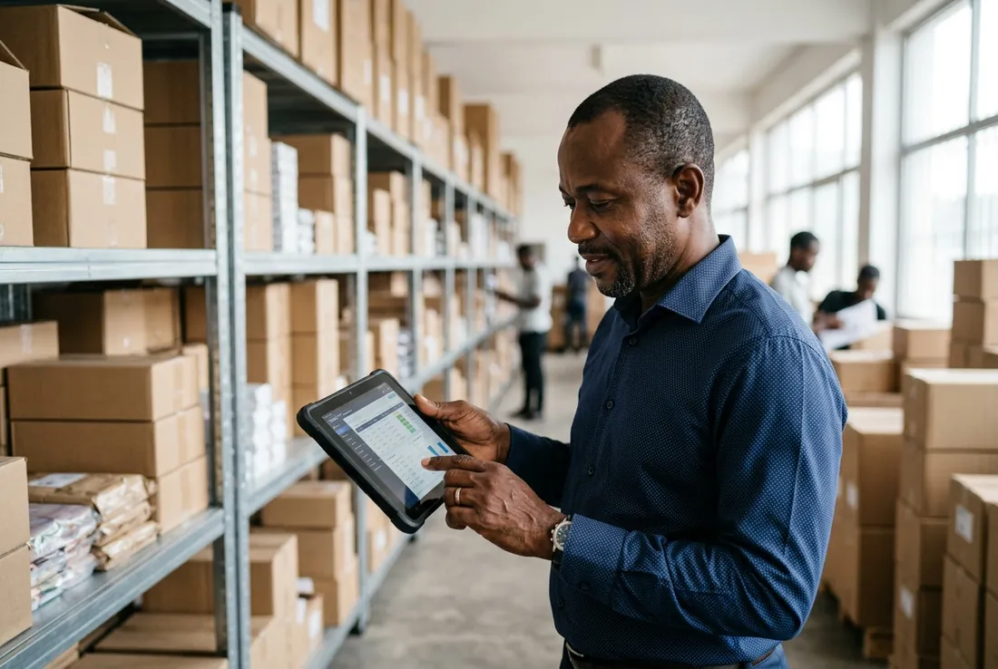 Ivorian business managing operations and payments in Abidjan