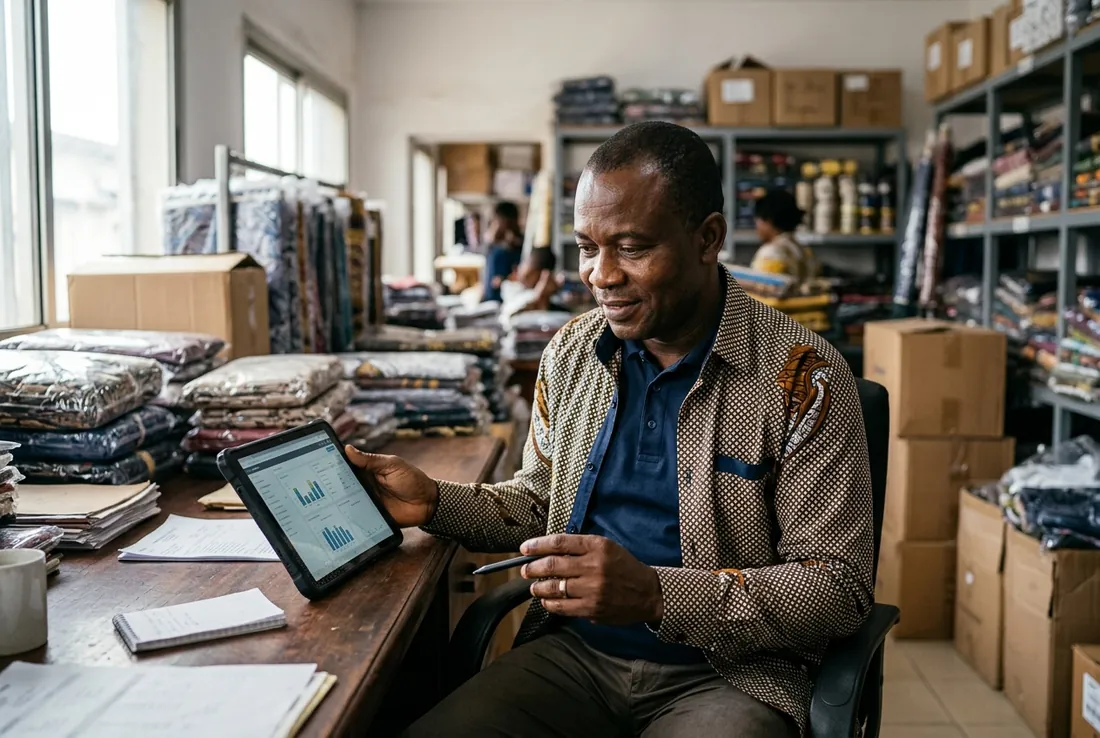 Cameroonian business managing operations and payments in Douala and Yaoundé