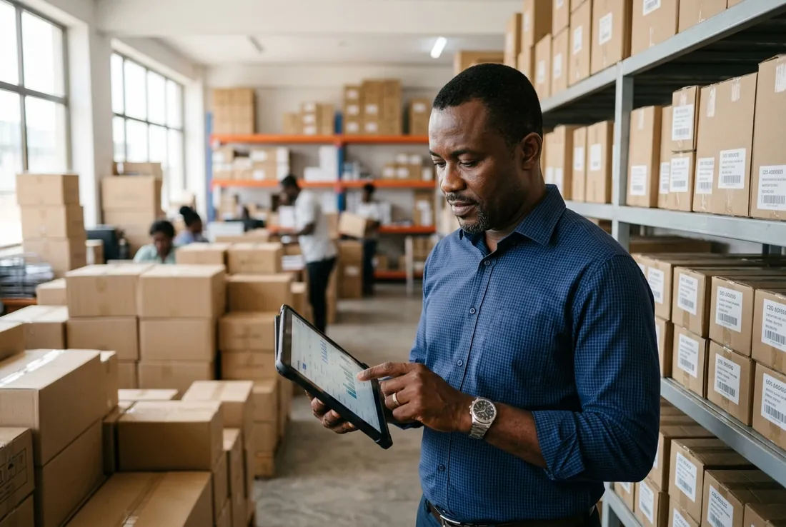 Ghanaian business managing operations and payments in Accra and Tema