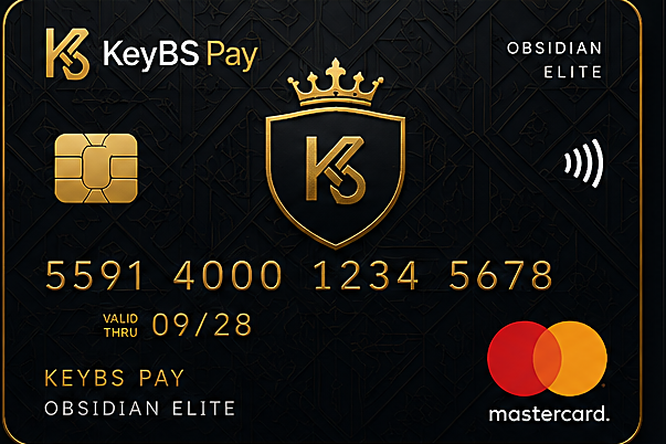 KeyBS Pay Obsidian Elite Edition virtual Mastercard